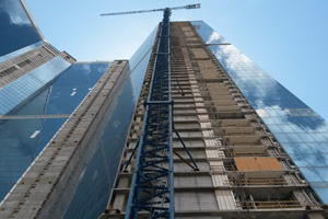 Flat-top tower crane